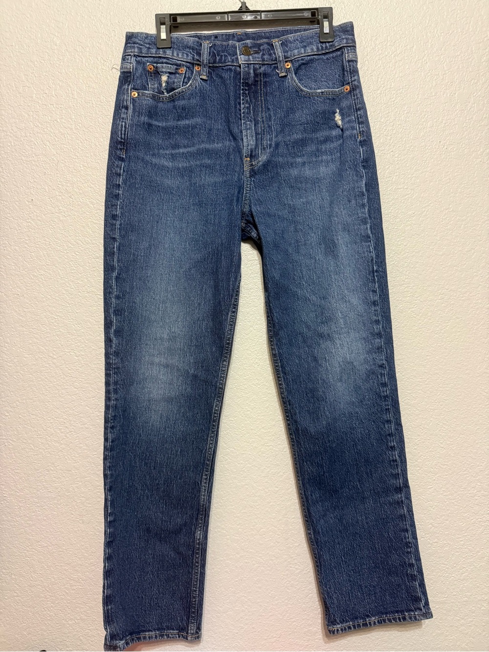 GAP Women's Medium Blue Sky High Straight Leg Jeans
